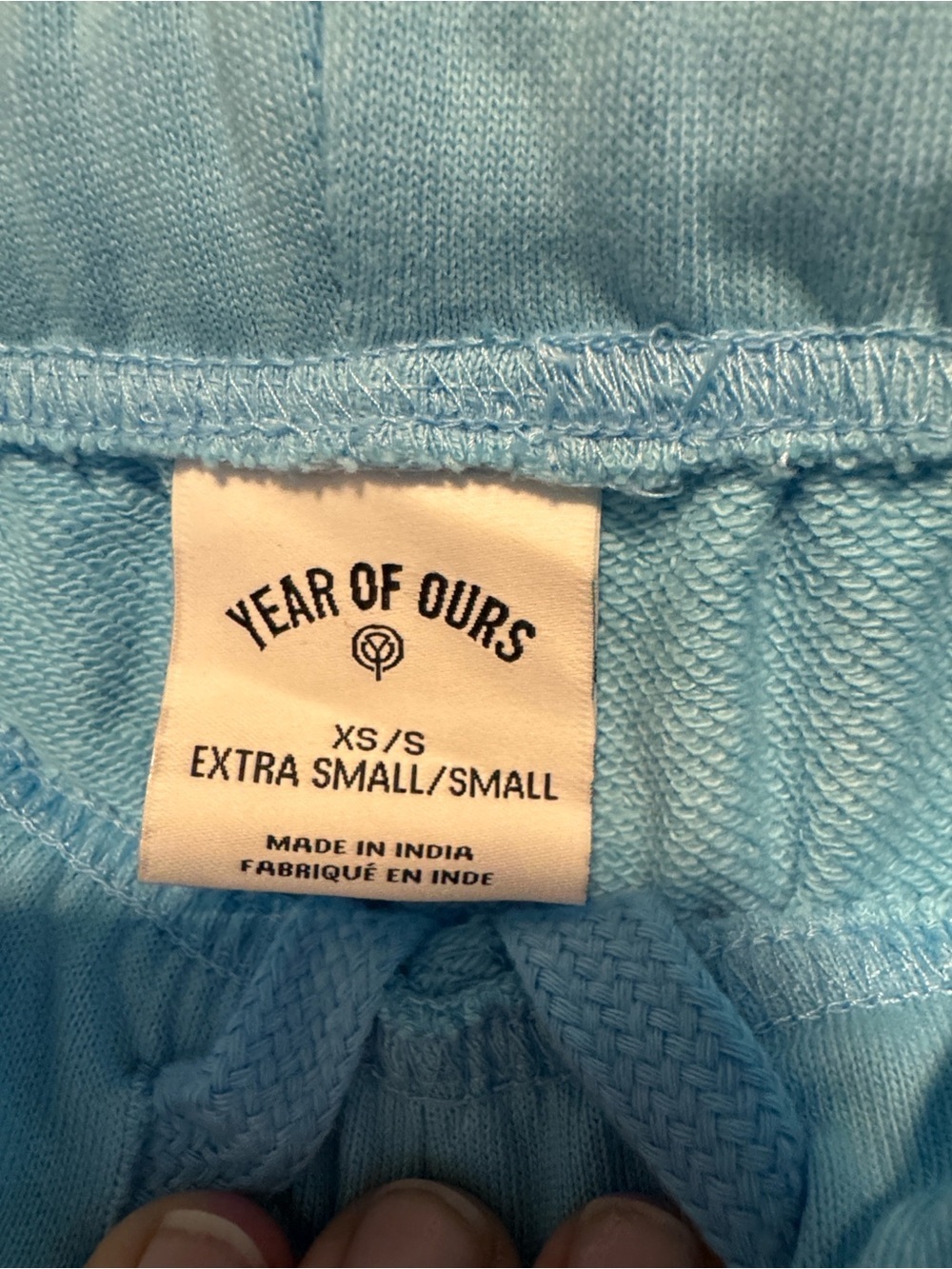 Year of Ours Light Blue Women's Jogger Track Pants - Picture 2 of 8
